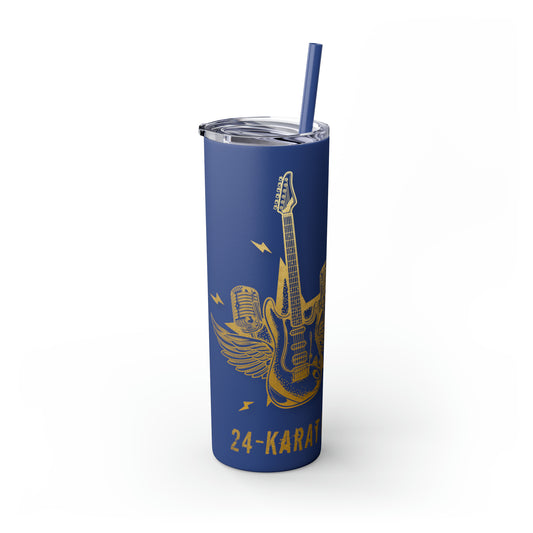 "Rock & Roll" Cure FA Soirée Tumbler with Straw, 20 oz