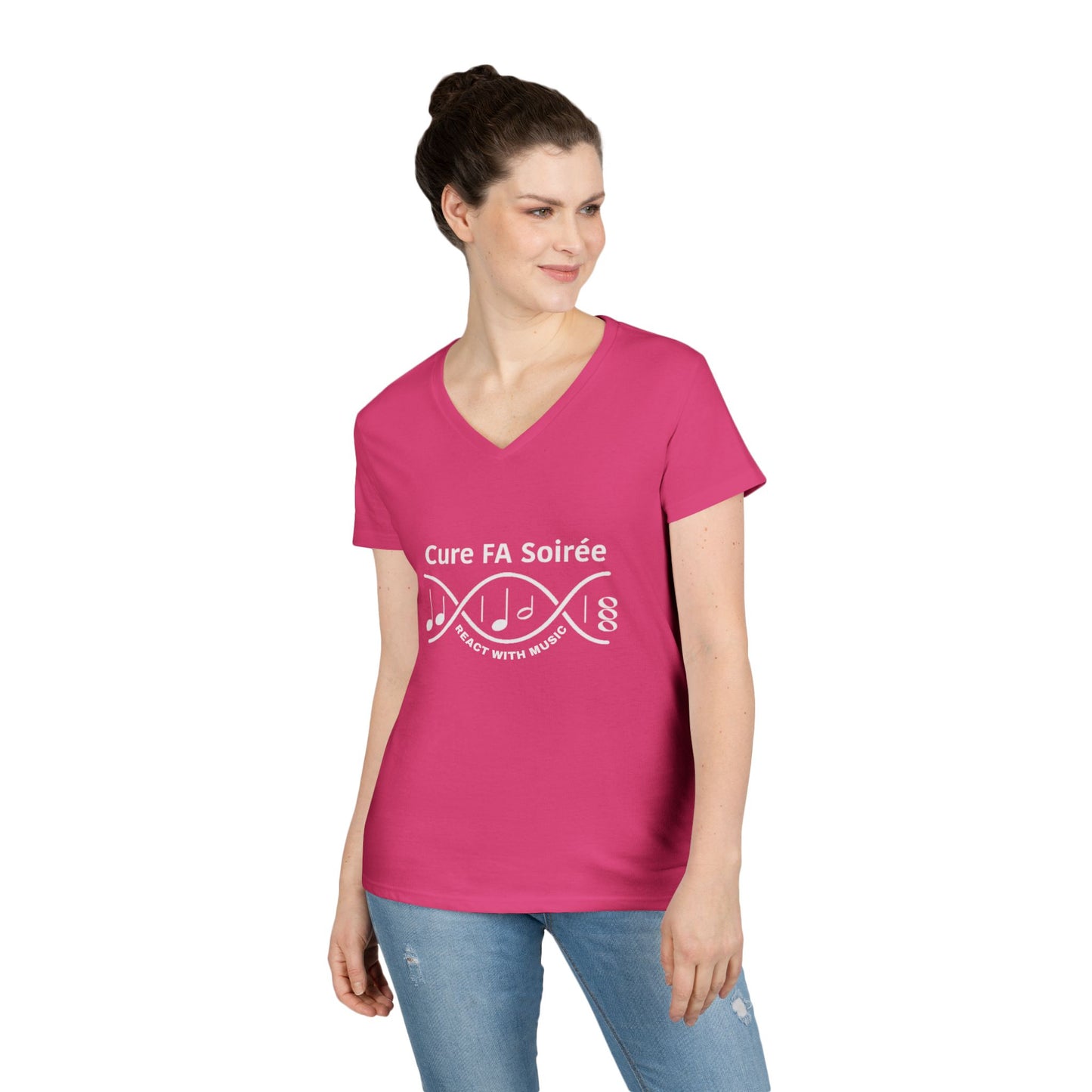 Cure FA Soirée Ladies' V-Neck Tee