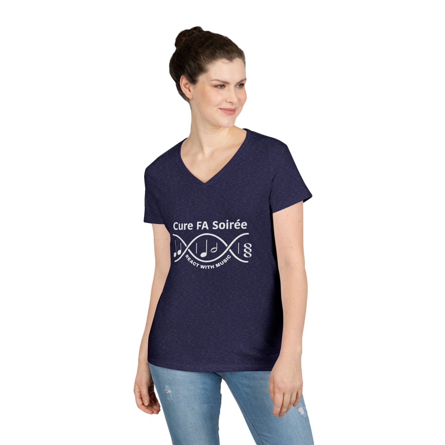 Cure FA Soirée Ladies' V-Neck Tee